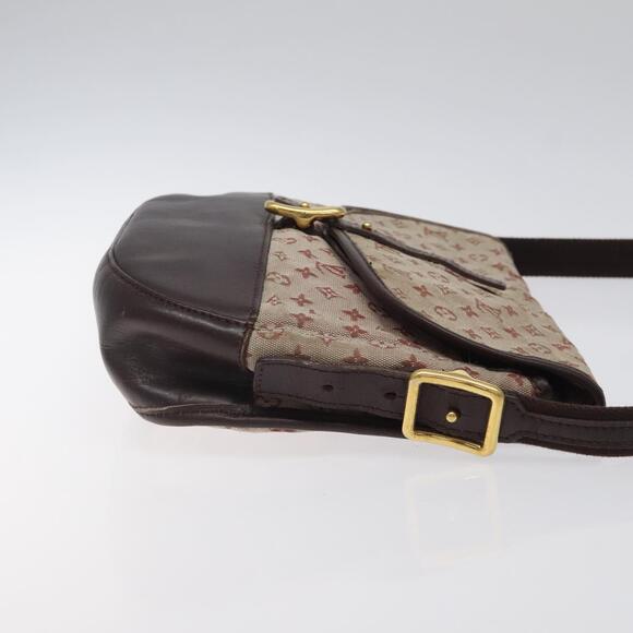 LOUIS VUITTON Monogram Mini Belanger Shoulder Bag Red Ｍ92171 M92171 - Picture 4 of 13